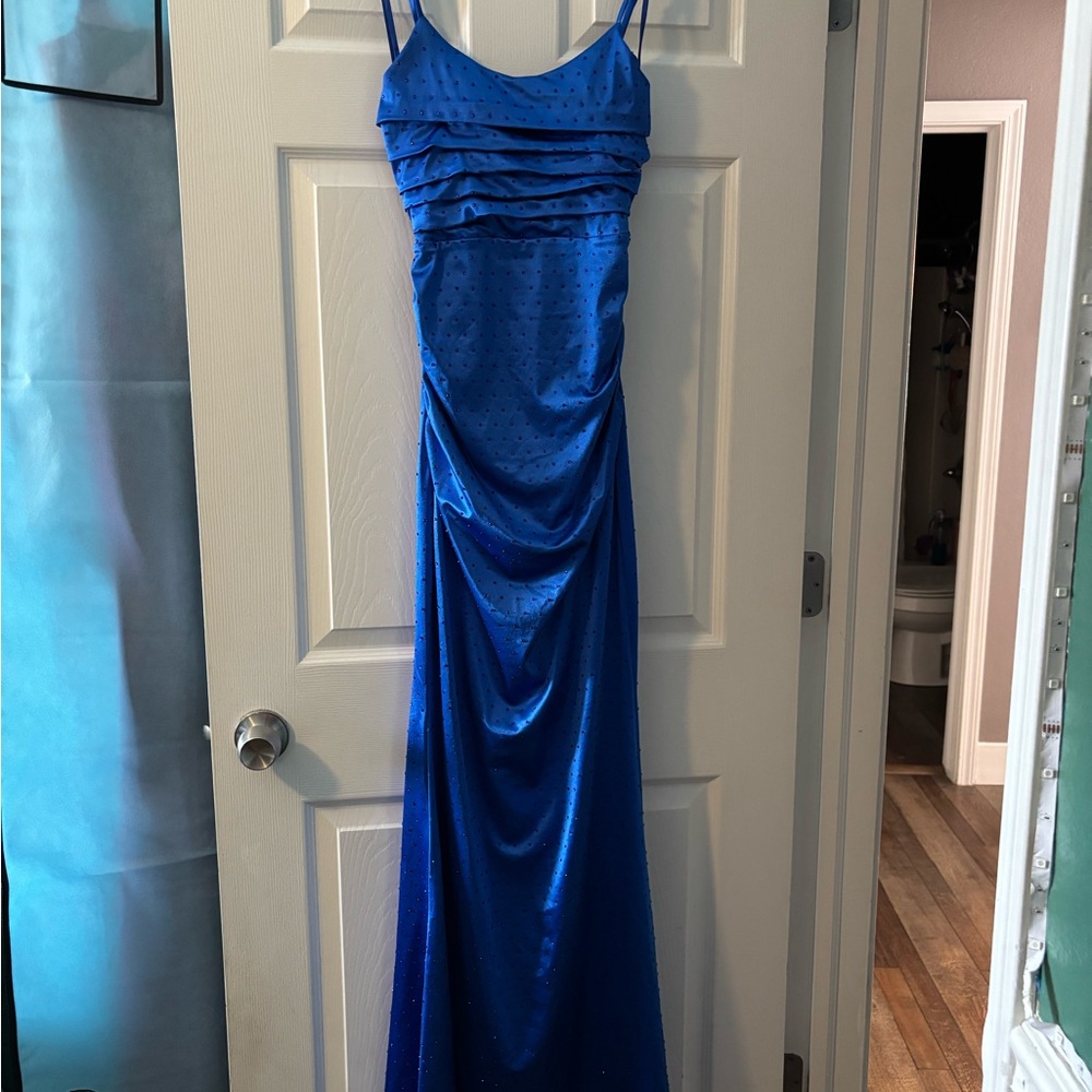 Royal Blue Prom Dress Size 0